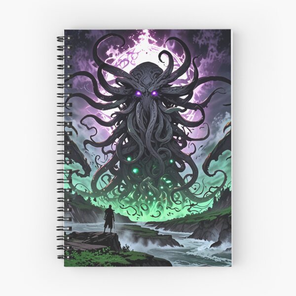 Item preview, Cthulhu the evil all seeing Eldritch Lovecraftian God Anime Manga style art designed and sold by Vintage Designs +.