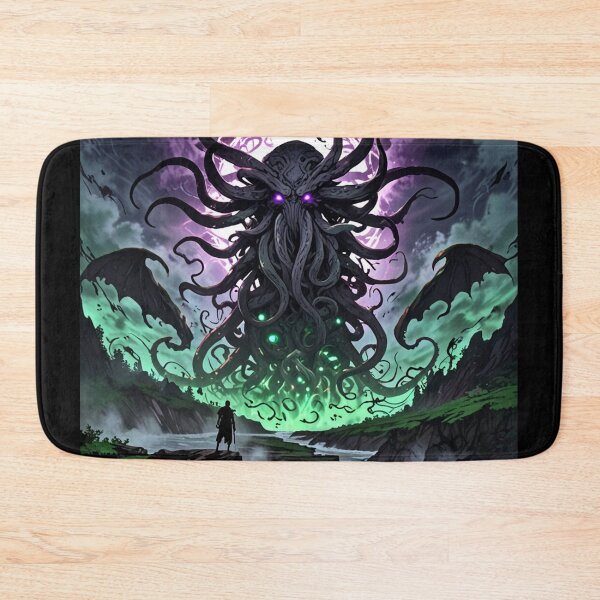 Item preview, Cthulhu the evil all seeing Eldritch Lovecraftian God Anime Manga style art designed and sold by Vintage Designs +.
