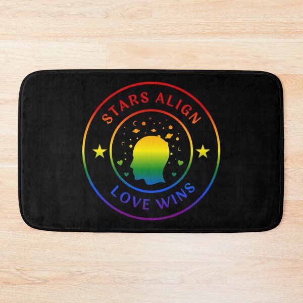 Item preview, Solar System LGBTQ, Stars Align Love Wins Slogan, Classic pride flag graphic, solar system spreading love graphic, pride, Solar system, Astronomy, night sky, star gazing,  night sky,  designed and sold by PrideBeProud.