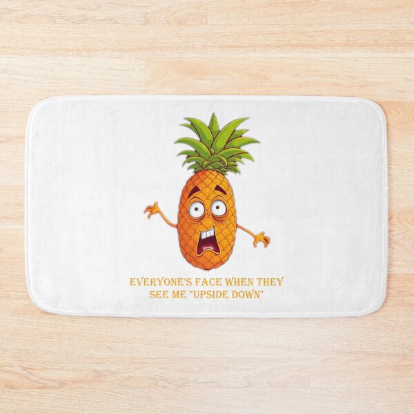 Item preview, Funny Pineapple Cartoon with Surprised Expression - Humorous designed and sold by Cloud-Riders.