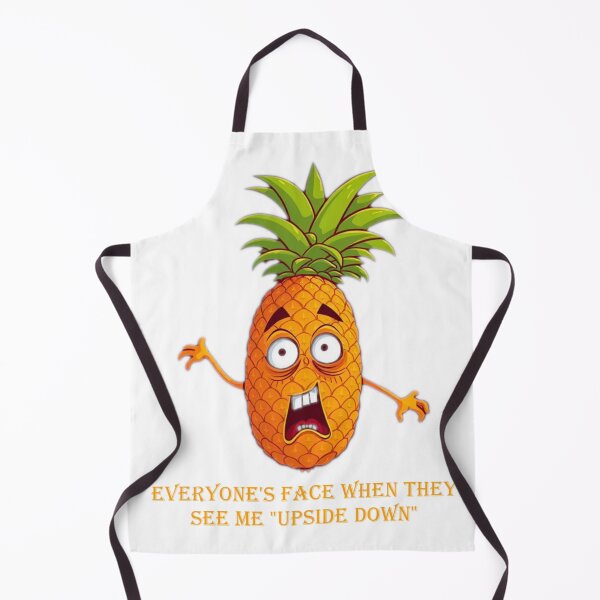 Item preview, Funny Pineapple Cartoon with Surprised Expression - Humorous designed and sold by Cloud-Riders.