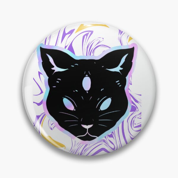 Item preview, Purple cat designed and sold by Floofiness.