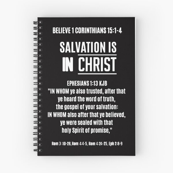 Item preview, Salvation Is In Christ Ephesians 1 13 1 Corinthians 15 1-4 designed and sold by teenugs.