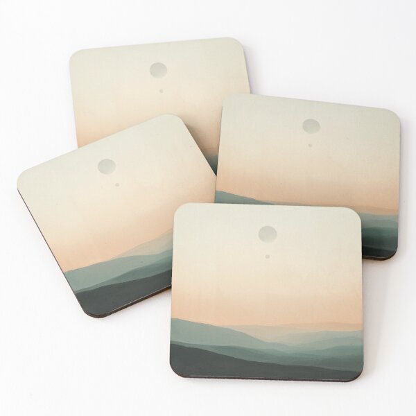 Item preview, Celestial Alignment – Minimalist Mountain Landscape with Planetary Conjunction designed and sold by D-a-y-d-r-e-a-m.