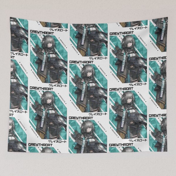 Artikelvorschau, Greythroat - Arknights V.1 schwarze Version entworfen und verkauft von IZQINAV.