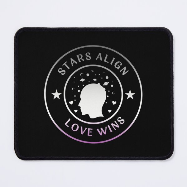 Item preview, Solar System LGBTQ, Stars Align Love Wins Slogan, Asexual pride flag graphic, solar system spreading love graphic, pride, Solar system, Astronomy, night sky, star gazing,  night sky,  designed and sold by PrideBeProud.