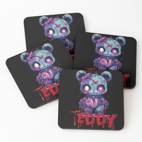 Item preview, scary teddy - horror teddy bear designed and sold by CorvusLunaArt.