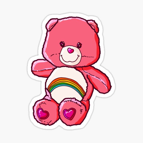 Item preview, Retro 80s Cute Teddy Bear – Nostalgic Toy Art designed and sold by cherdrawsthings.