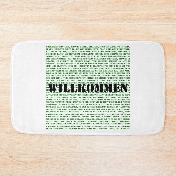 Item preview, Copy of Cabaret lyrics designed and sold by broadwaygirl142.