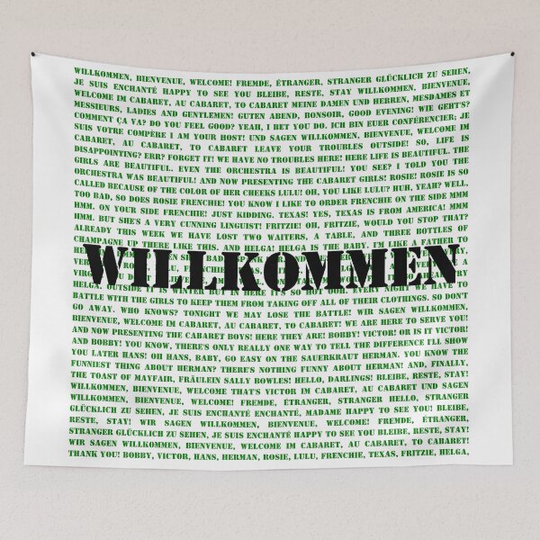 Item preview, Copy of Cabaret lyrics designed and sold by broadwaygirl142.
