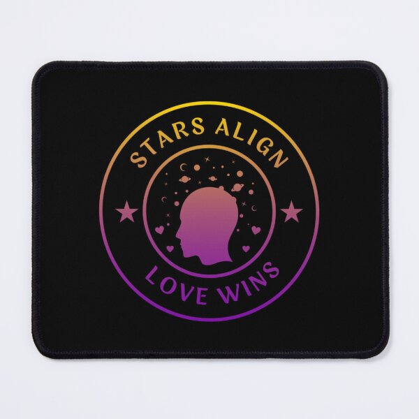 Item preview, Solar System LGBTQ, Stars Align Love Wins Slogan, Intersex pride flag graphic, solar system spreading love graphic, pride, Solar system, Astronomy, night sky, star gazing,  night sky,  designed and sold by PrideBeProud.