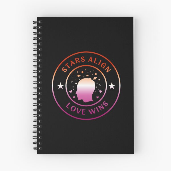 Item preview, Solar System LGBTQ, Stars Align Love Wins Slogan, Lesbian pride flag graphic, solar system spreading love graphic, pride, Solar system, Astronomy, night sky, star gazing,  night sky,  designed and sold by PrideBeProud.