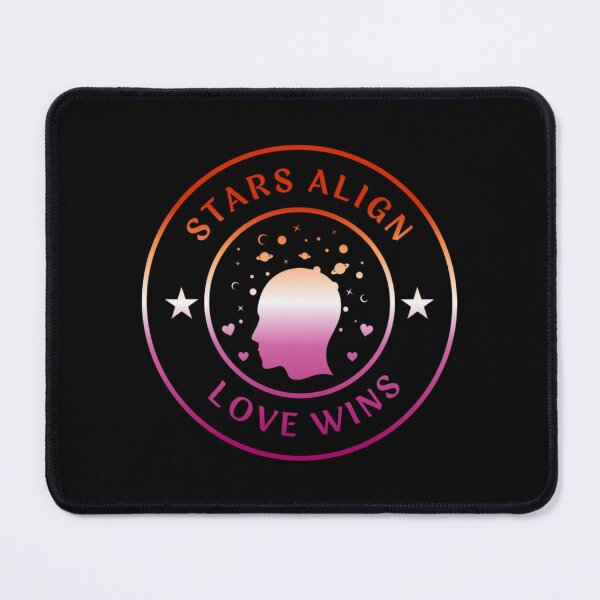 Item preview, Solar System LGBTQ, Stars Align Love Wins Slogan, Lesbian pride flag graphic, solar system spreading love graphic, pride, Solar system, Astronomy, night sky, star gazing,  night sky,  designed and sold by PrideBeProud.