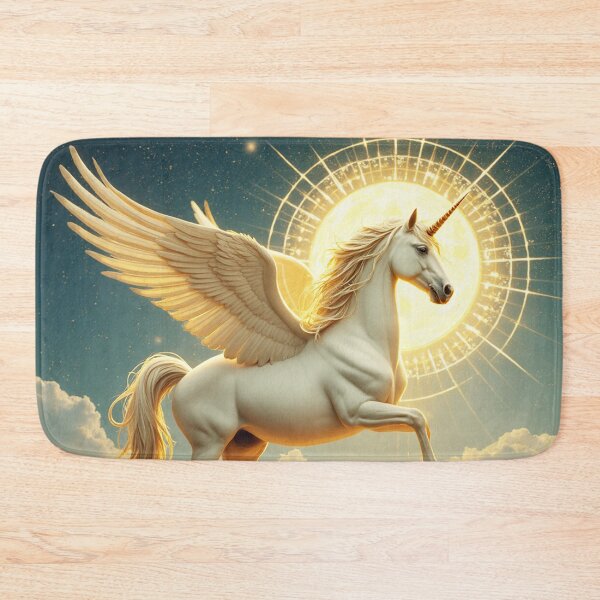 Item preview, Celestial Sacred Heavenly Unicorn Mandala 2 designed and sold by Fantasy Horseys.