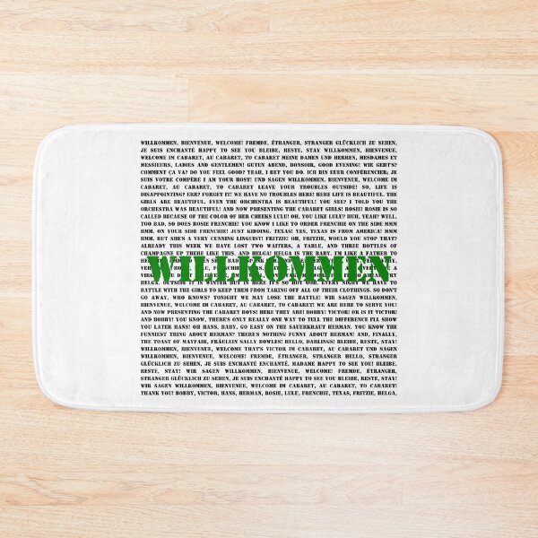 Item preview, Cabaret lyrics designed and sold by broadwaygirl142.