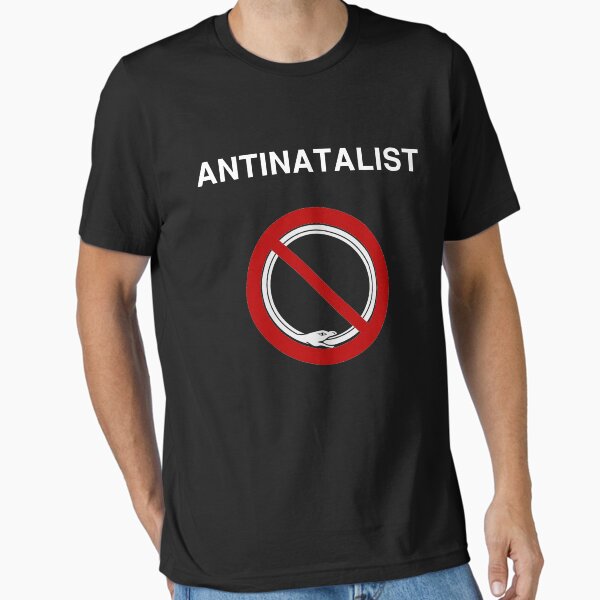 Vista previa del artículo con la obra «Antinatalista - Antinatalismo», diseñado y vendido por WORLD REQUIEM.