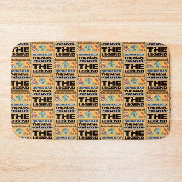Item preview, Best Stepfathers Bonus Dad Fathers Day card-"Bonus Dad The Man, The Myth..." designed and sold by Old Age Ain't For Sissies!.