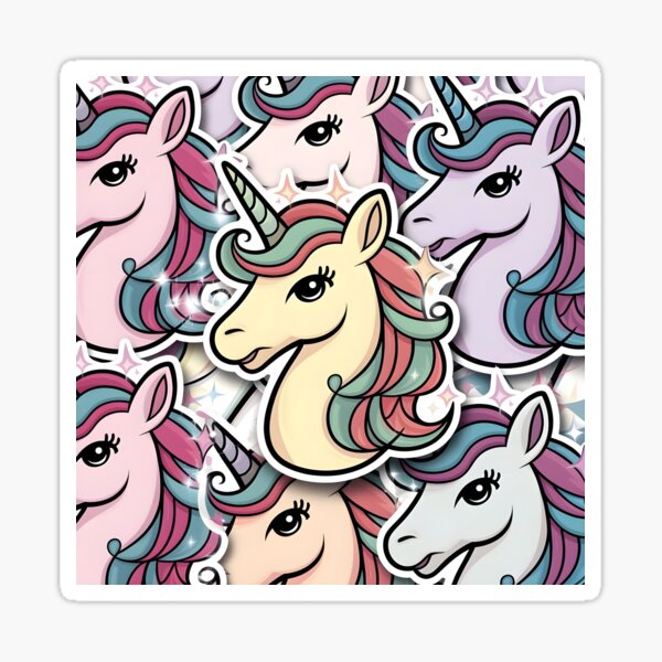 Item preview, "Magical Unicorn Dream Pattern – Cute Fantasy Aesthetic" designed and sold by Godhanavaneetha.