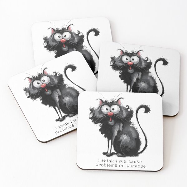 Item preview, Whimsical Black Cat Artistic Japanese Anime Funny Quote Graphic designed and sold by Damcoc.