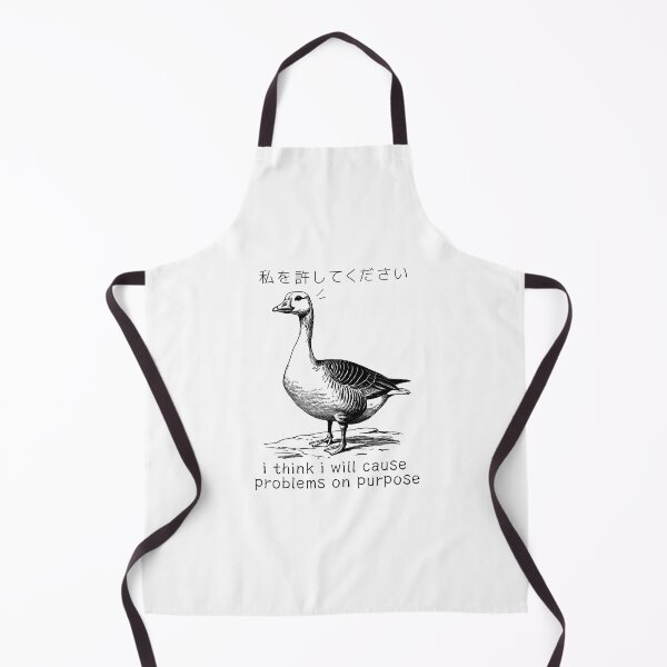 Item preview, Troublemaker Goose I Cause Problems On Purpose Anime Japanese Style designed and sold by Damcoc.