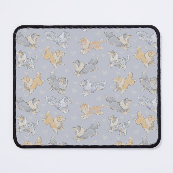 Item preview, Blue Collie Days | Repeat Pattern Design | Rough Collie Dogs designed and sold by Elspeth Rose Design.