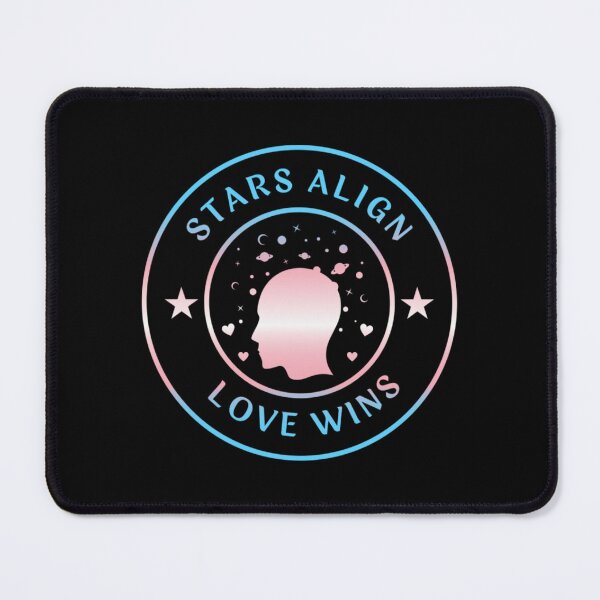 Item preview, Solar System LGBTQ, Stars Align Love Wins Slogan, Transexual pride flag graphic, solar system spreading love graphic, pride, Solar system, Astronomy, night sky, star gazing,  night sky,  designed and sold by PrideBeProud.