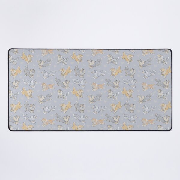 Item preview, Blue Collie Days | Repeat Pattern Design | Rough Collie Dogs designed and sold by Elspeth Rose Design.