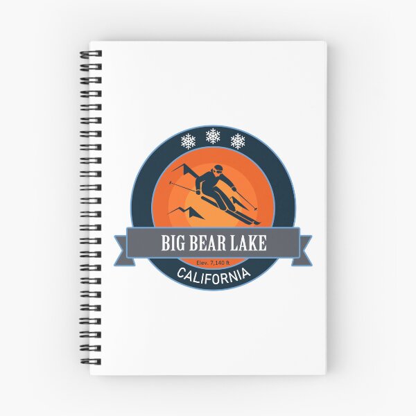 Item preview, Big Bear Lake California Skiing Badge designed and sold by Wanderful-roads.