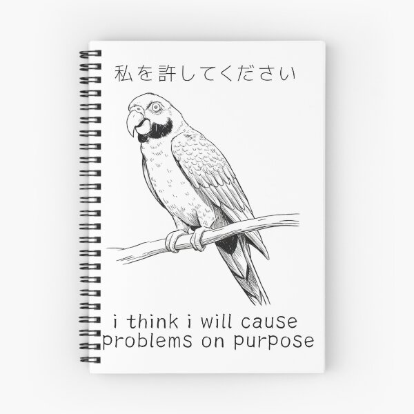 Item preview,  Troublemaker Parrot I Cause Problems On Purpose Funny Quote Parrot Lover designed and sold by Damcoc.