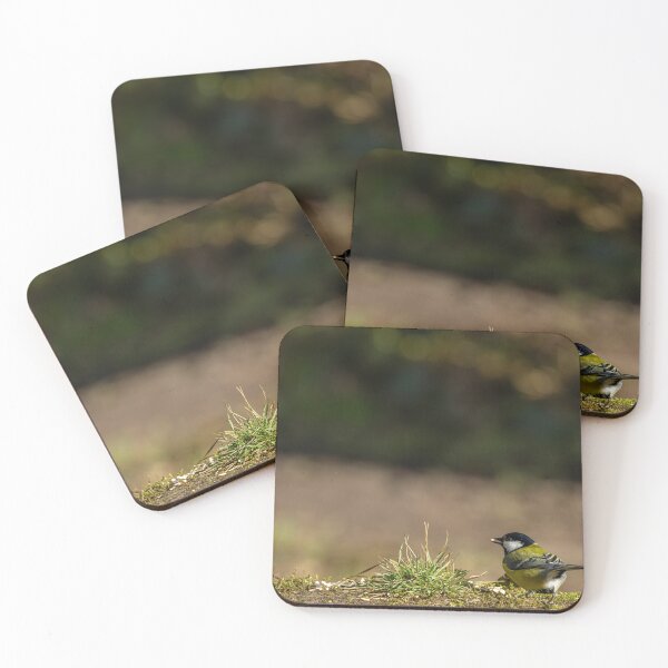 Item preview, Environmental portrait of a Great Tit feeding  designed and sold by RobThorley.