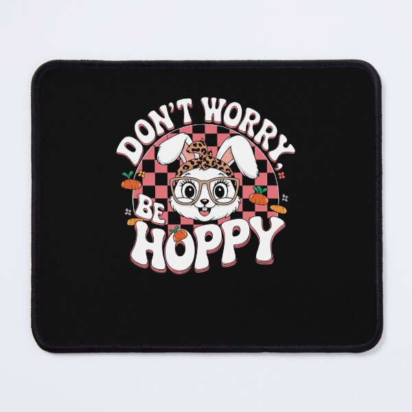 Item preview, Happy Easter Groovy Bunny Don_t Worry Be Hoppy designed and sold by diyoor.