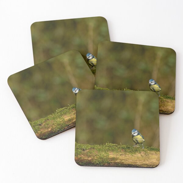 Item preview, Environmental portrait of a Eurasian Blue Tit designed and sold by RobThorley.