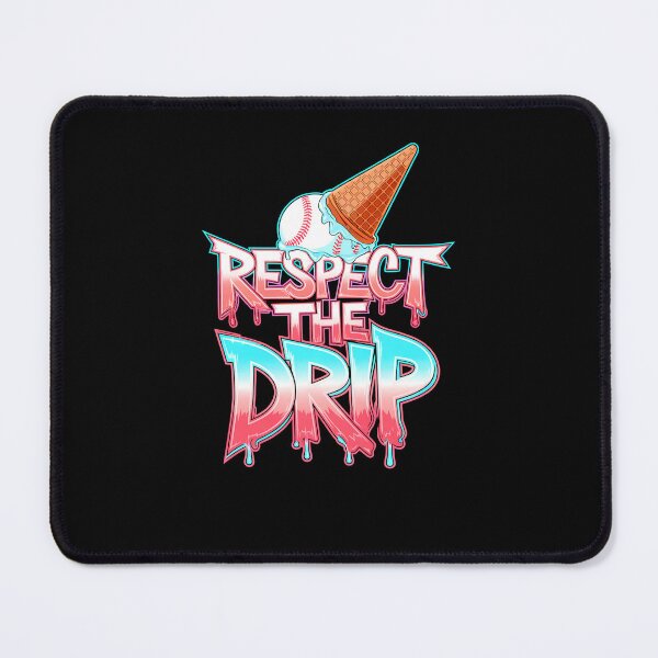 Item preview, Respect The Drip Baseball Ice Cream Cone Cool Men Women Kids designed and sold by diyoor.