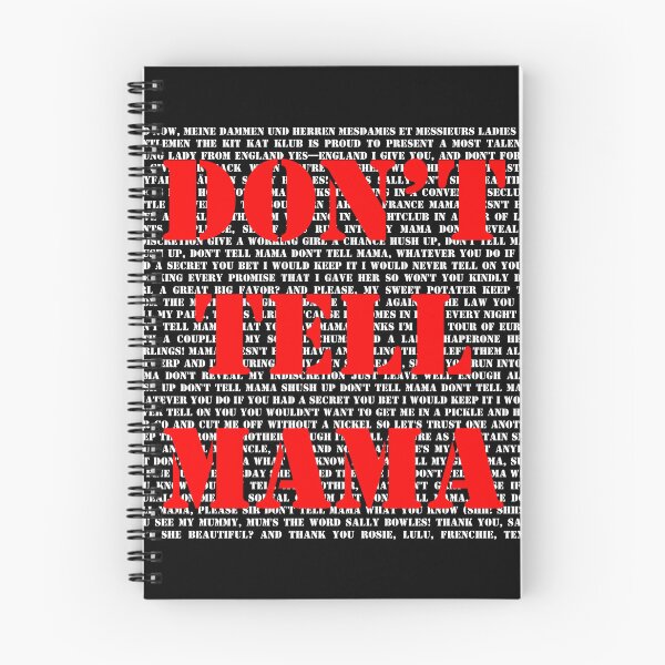 Item preview, Cabaret lyrics designed and sold by broadwaygirl142.