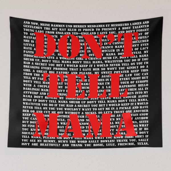 Item preview, Cabaret lyrics designed and sold by broadwaygirl142.