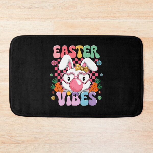 Item preview, Retro Groovy Easter Vibes Bunny Checkered For Womens Girls designed and sold by diyoor.