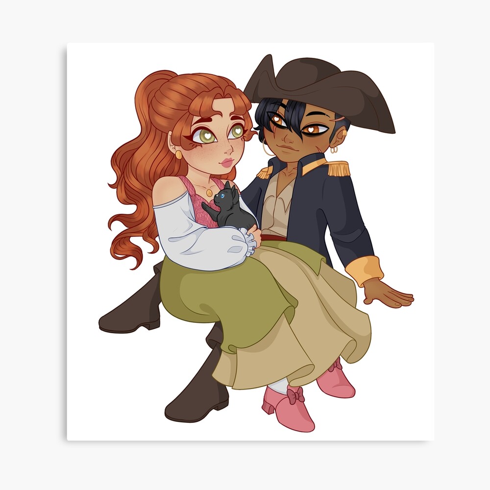 The Pirates, The Princess, and the Cat  Photographic Print