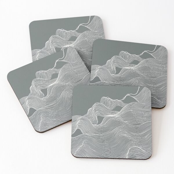 Item preview, Minimalist Line Art – Abstract Mountain Landscape designed and sold by D-a-y-d-r-e-a-m.