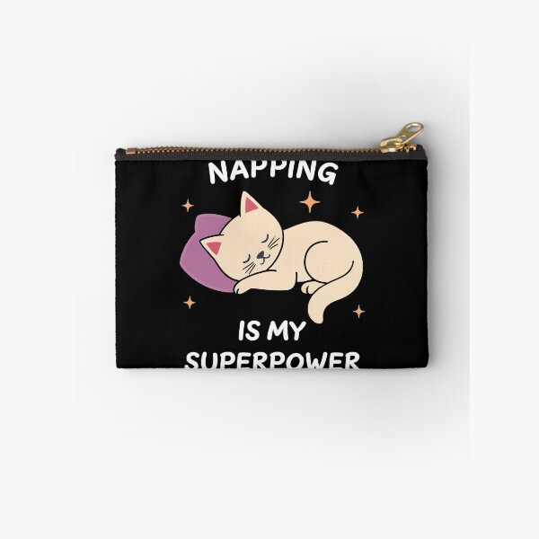 Item preview, "Sleeping cat" design with text designed and sold by Ink-Studi0.