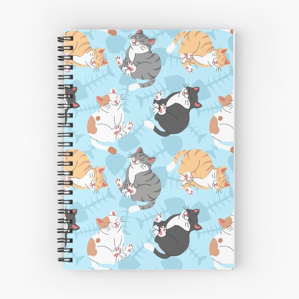 Item preview, Cute Cats Some Different Colors Blue designed and sold by vintageretrostyleshop.