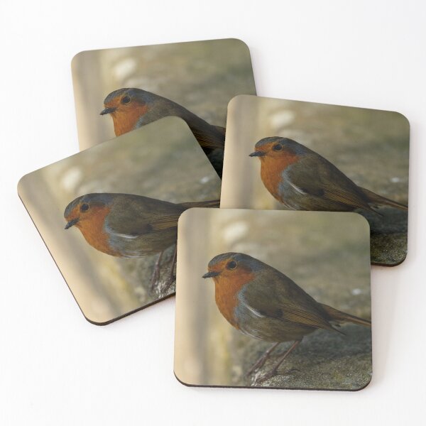 Item preview, Environmental portrait of a European Robin, Erithacus rubecula designed and sold by RobThorley.