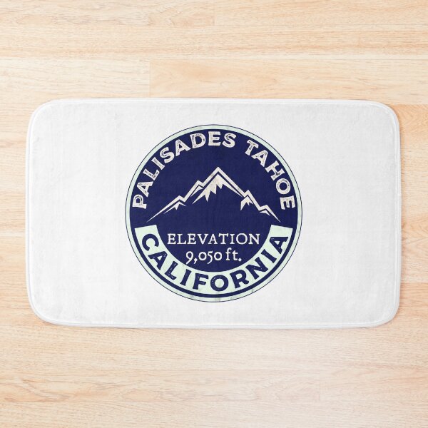 Item preview, Palisades Tahoe Skiing Ski Mountains Skier Squaw Valley California designed and sold by DESTINATIONS DECAL.