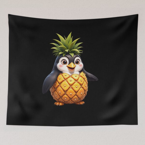 Item preview, Adorable Kawaii Pineapple Penguin designed and sold by Itsheartshop.