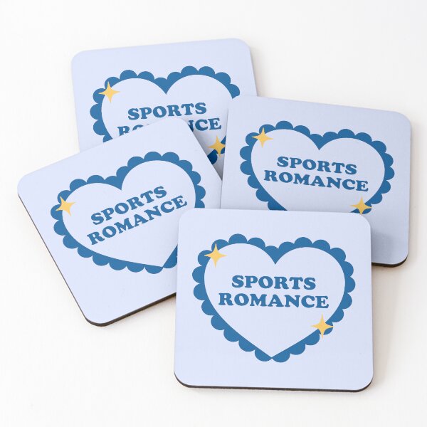 Artikelvorschau, sports romance blue heart entworfen und verkauft von catdiasart.