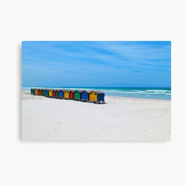 Item preview, Colorful Beach Huts designed and sold by Ashley Beckton.