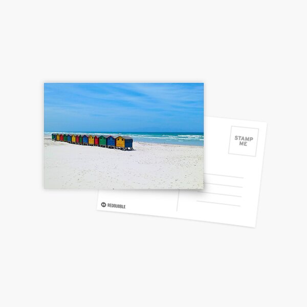 Item preview, Colorful Beach Huts designed and sold by Ashley Beckton.