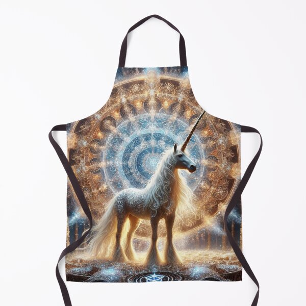 Item preview, Celestial Sacred Heavenly Unicorn Mandala 3 designed and sold by Fantasy Horseys.