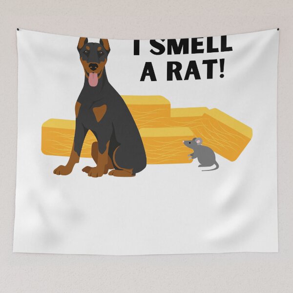 Item preview, Barn Hunt Doberman I Smell A Rat designed and sold by Mop Dog Designs.