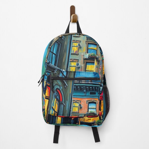 Item preview, Urban Nocturne: Cozy Café in a Historic Cityscape designed and sold by Wesira.