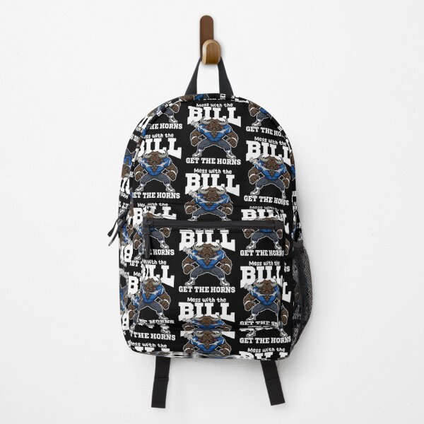 Item preview, MESS WITH THE BILL, GET THE HORNS - BUFFALOS FOOTBALL GIFT designed and sold by KEF Custom.